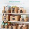 Best Choice Products Set of 4 16x12in Woven Water Hyacinth Pantry Baskets w/ Chalkboard Label, Chalk Marker